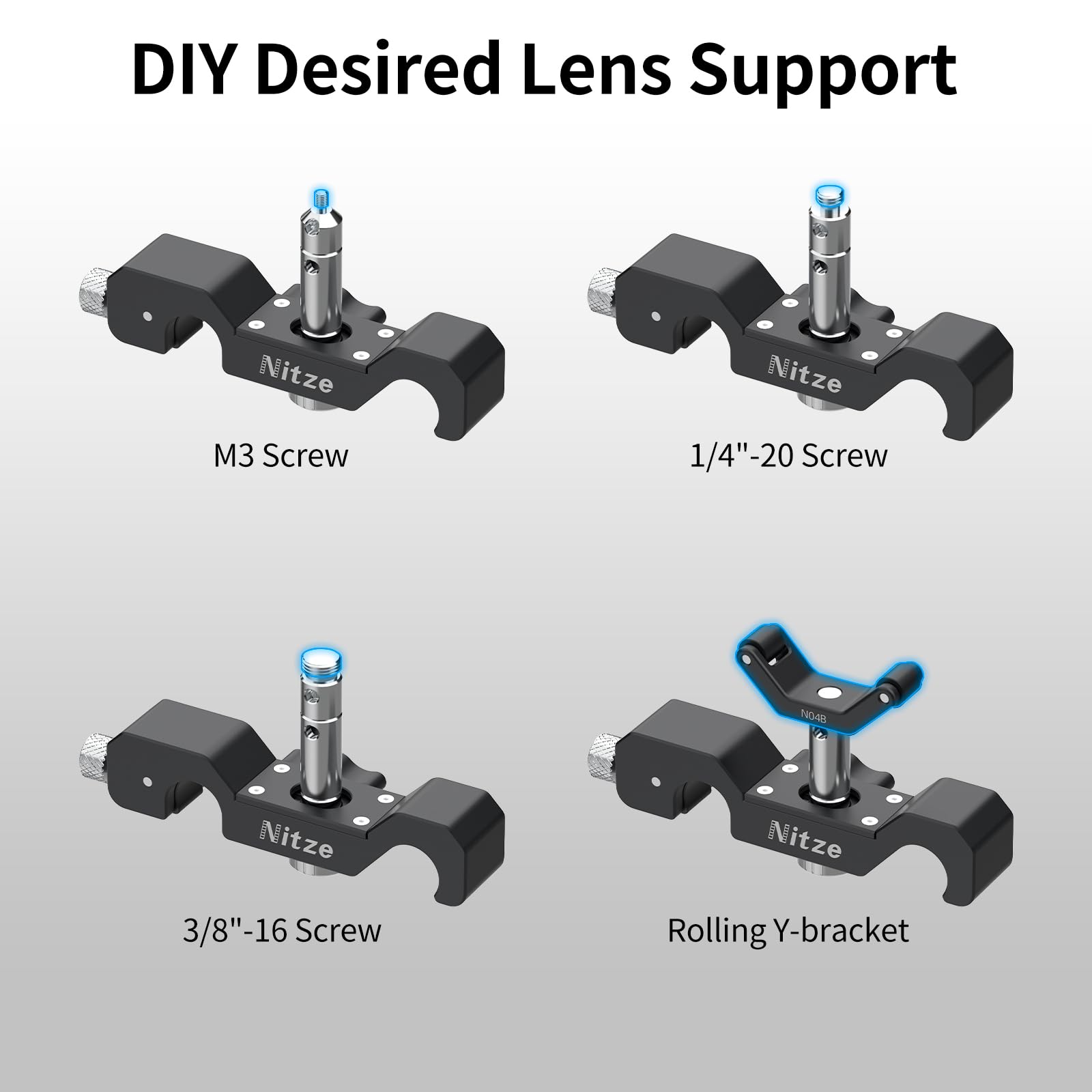 Nitze 15mm ユニバーサルレンズサポート Amazon | Nitze 15mm ユニバーサルレンズサポート ローリングY